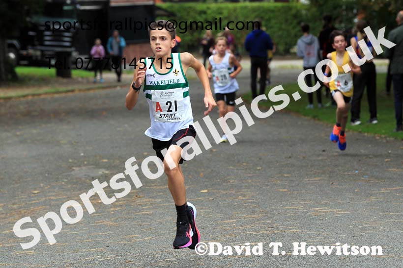 Boys under-13s 2023 Northern 6 and 4 Stage Relays and Youngsters, Birkenhead Park, Wirral.  Photo: David T. Hewitson/Sports for All Pics